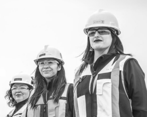 Mujer líder en minería